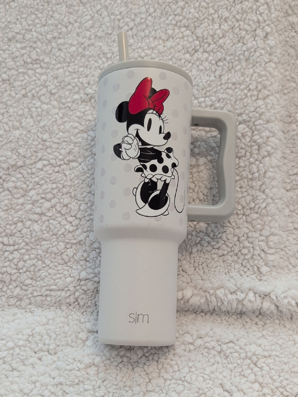 Simple Modern 40 Oz Minnie Mouse Stainless Tumbler with Handle and Straw